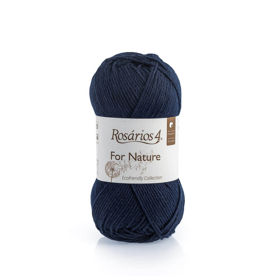 blaue bio-baumwolle rosarios4 for nature 30 woll-habitat
