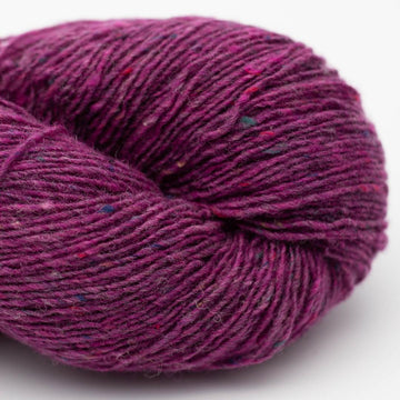 magenta tweed-wolle erika bcgarn loch-lomond-lace woll-habitat