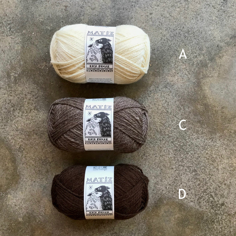 ungefärbte wolle A C D retrosaria rosa pomar matiz woll-habitat