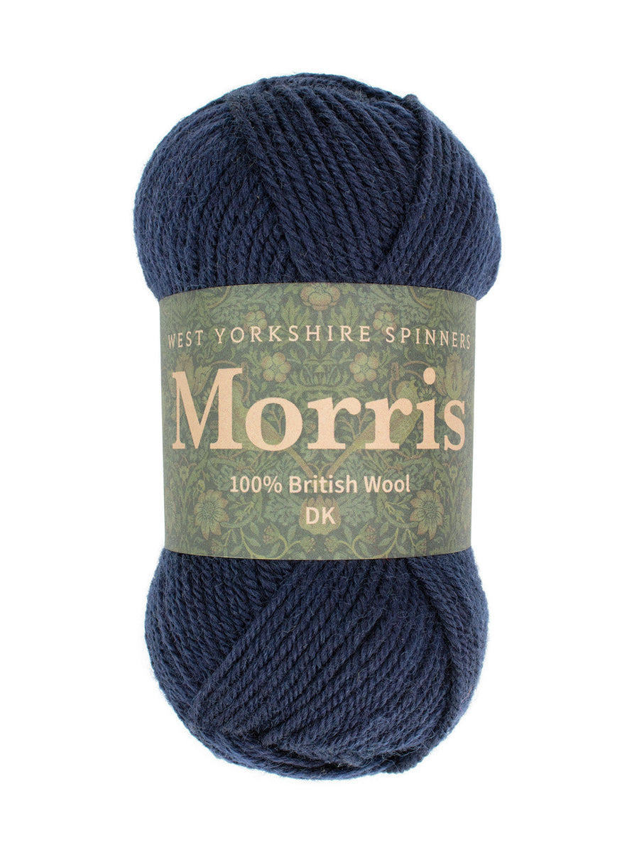 blaue wolle blackthorin west yorkshire spinners morris woll-habitat