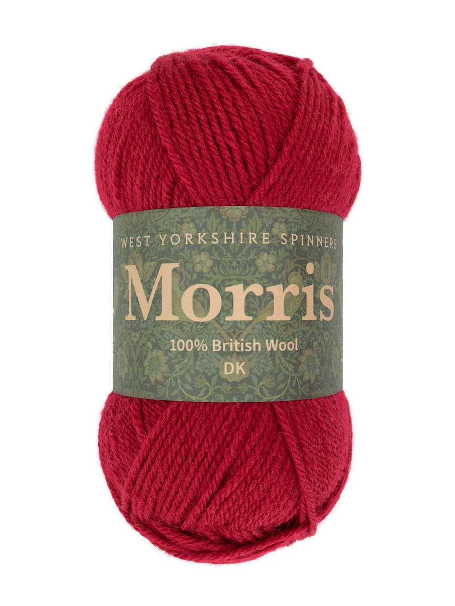 rote wolle strawberry west yorkshire spinners morris woll-habitat