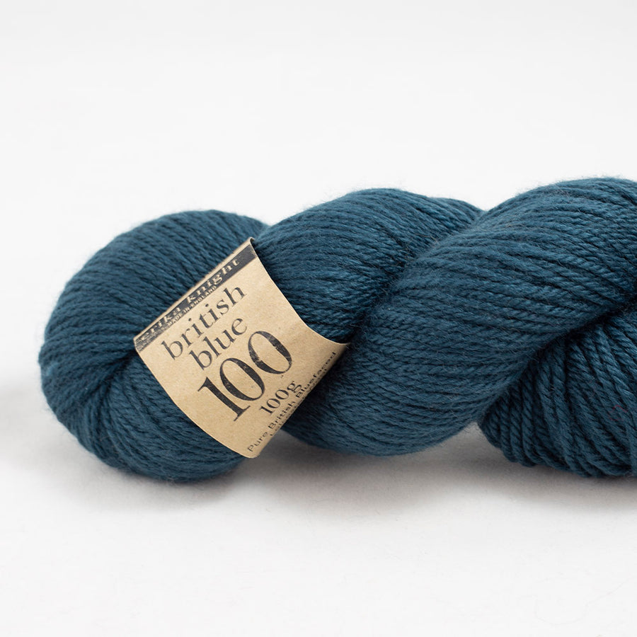 grüne wolle regents-park erika-knight british blue wool 100g woll-habitat