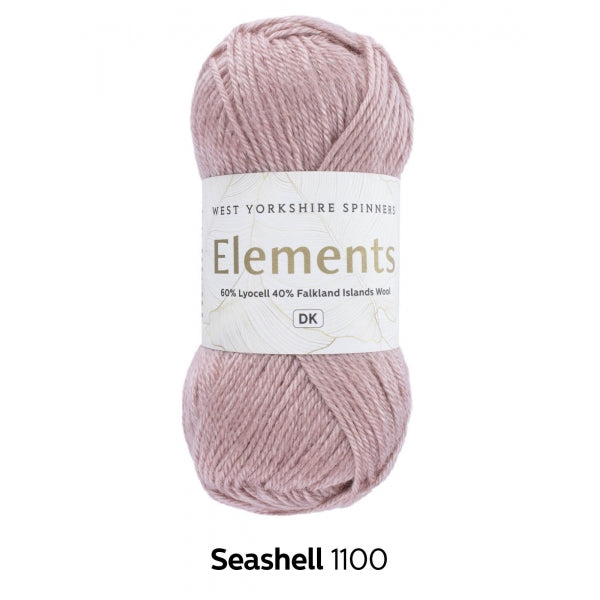 rosa wolle seashell west yorkshire spinners elements dk woll-habitat