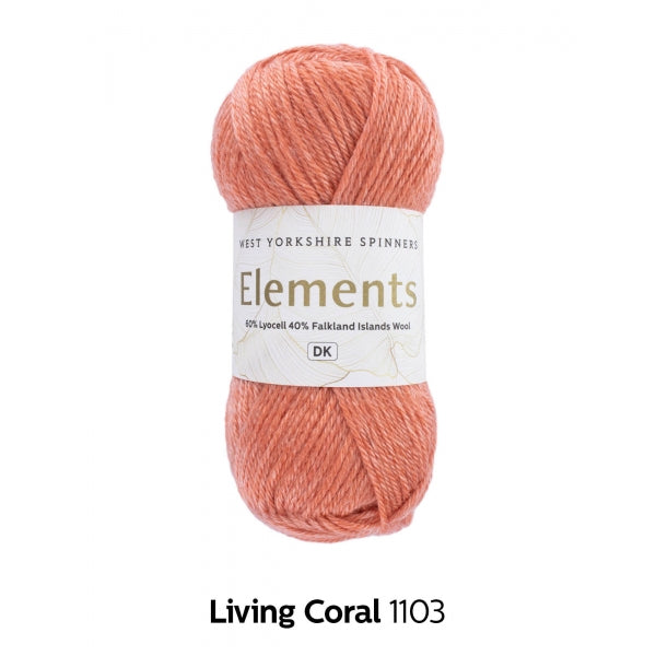 orange wolle living coral west yorkshire spinners elements dk woll-habitat
