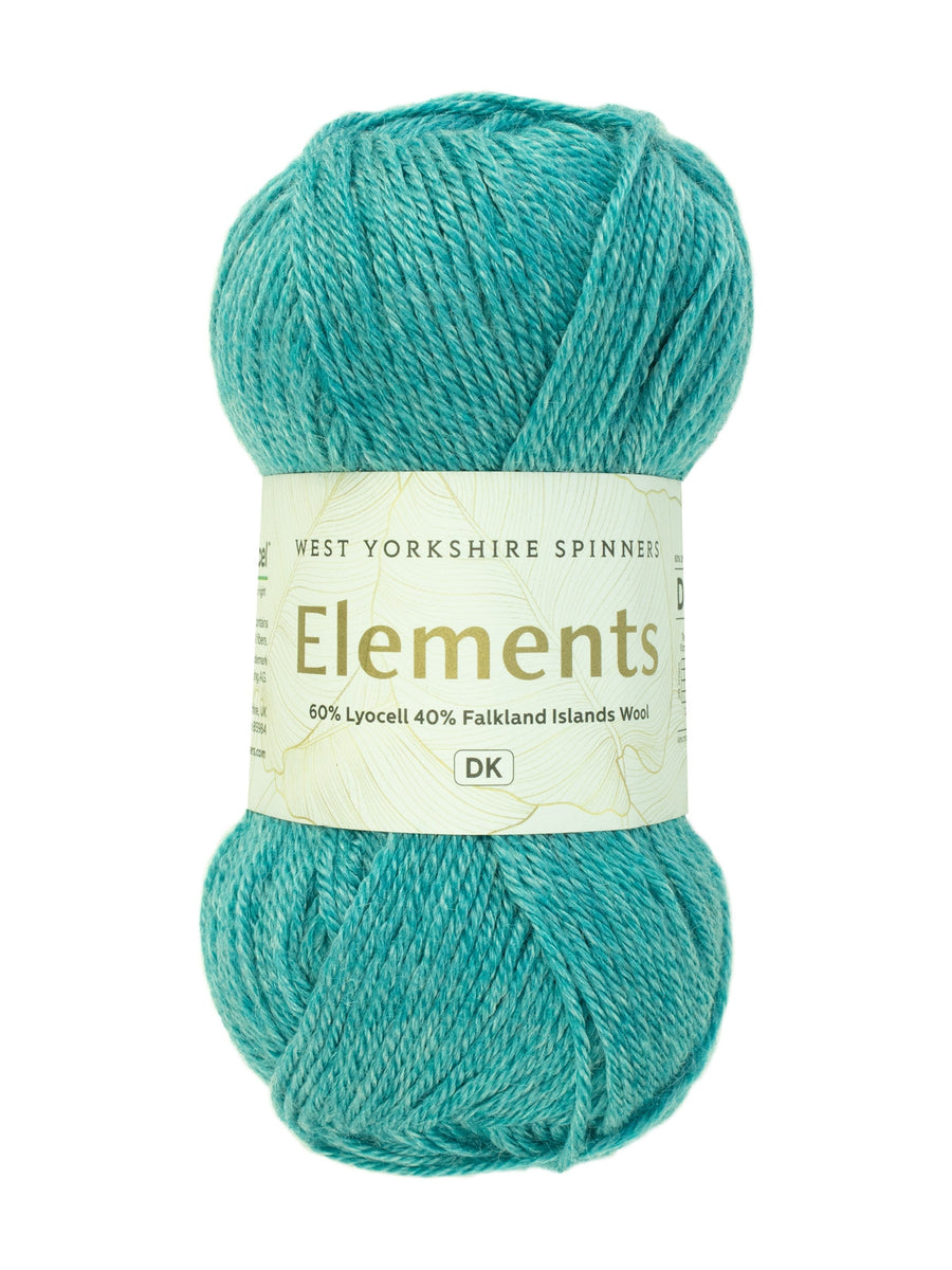 türkise wolle carribean sea west yorkshire spinners elements dk woll-habitat