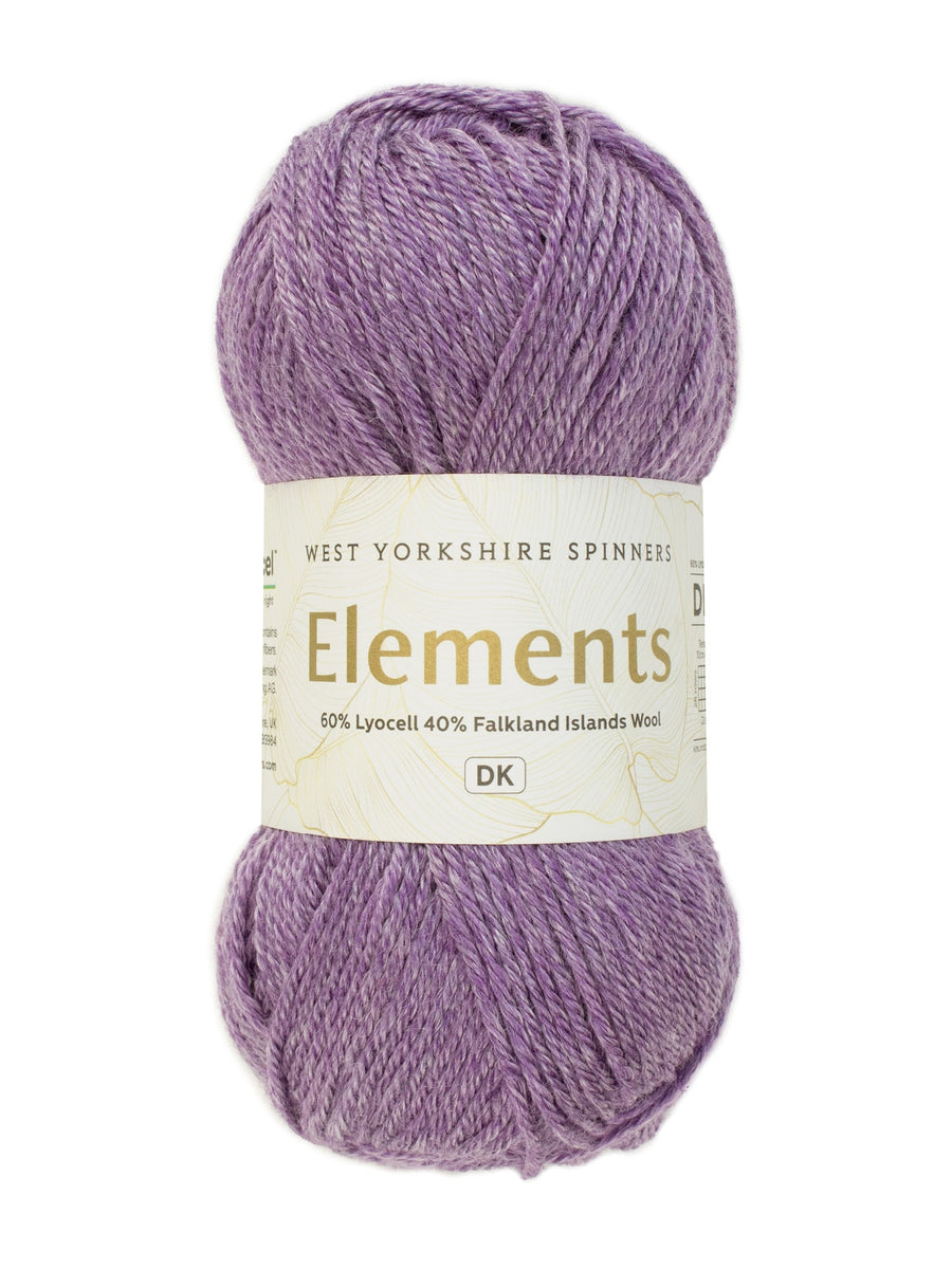 lila wolle french lavender west yorkshire spinners elements dk woll-habitat